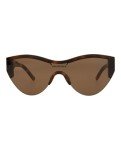 Balenciaga Havana Brown Shield Sunglasses
