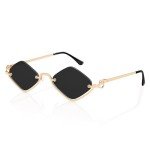 Stylish Semi-Rimless Y2K Women's Sunglasses