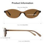 ViewJoy Cat Eye Sunglasses for Women - 2 Pack