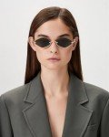 Stylish Semi-Rimless Y2K Women's Sunglasses