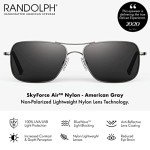 Randolph USA Archer Polarized Aviator Sunglasses