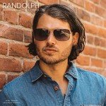 Randolph USA Archer Polarized Aviator Sunglasses