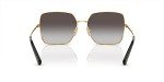 Dolce & Gabbana Black Gold Gradient Sunglasses 57mm