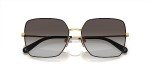 Dolce & Gabbana Black Gold Gradient Sunglasses 57mm