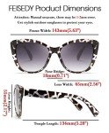 FEISEDY Women’s Polarized Vintage Cat Eye Sunglasses