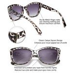 FEISEDY Women’s Polarized Vintage Cat Eye Sunglasses