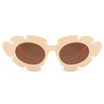 Trendy Cat Eye Floral Sunglasses for All