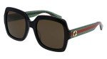 Gucci 0036S Black Square Sunglasses for Women