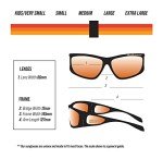 BluBlocker Black Viper Sunglasses - 100% Blue Light Protection