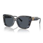 Tory Burch Blue Tortoise Cateye Sunglasses for Women