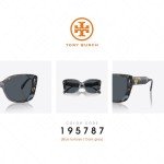 Tory Burch Blue Tortoise Cateye Sunglasses for Women