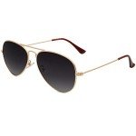 SOJOS Classic Polarized Aviator Sunglasses - Gold/Grey