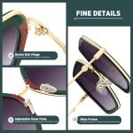 Trendy Oversized UV Protection Sunglasses for Women