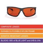 BluBlocker Black Viper Sunglasses - 100% Blue Light Protection