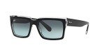 Ray-Ban Inverness Rectangular Sunglasses, Black/Blue Gradient