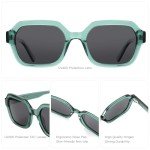 ZENOTTIC Retro Polarized Hexagon Sunglasses for Women