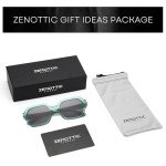 ZENOTTIC Retro Polarized Hexagon Sunglasses for Women
