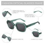 ZENOTTIC Retro Polarized Hexagon Sunglasses for Women