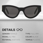 Saint Laurent Cat-Eye Sunglasses with Eyewear Kit