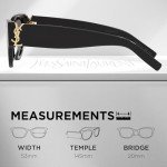 Saint Laurent Cat-Eye Sunglasses with Eyewear Kit