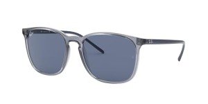 Ray-Ban RB4387 Square Sunglasses, Blue Gradient