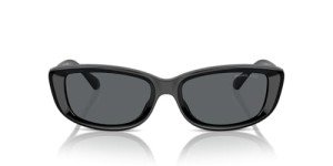Michael Kors MK2210U Asheville Rectangular Sunglasses - Black