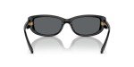 Michael Kors MK2210U Asheville Rectangular Sunglasses - Black