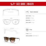 Ray-Ban RB4378 Brown Gradient Square Sunglasses