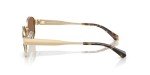 Michael Kors Monte Carlo Oval Sunglasses - Gold/Brown