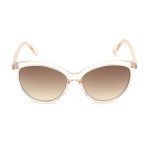 Calvin Klein Women’s Cat-Eye Sunglasses in Crystal Beige