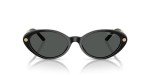 Versace Black Frame Sunglasses with Grey Lenses