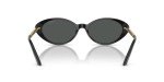 Versace Black Frame Sunglasses with Grey Lenses