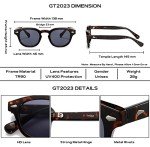 Trendy Vintage Round Tinted Sunglasses for All