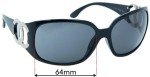 Chanel 6014 Replacement Lenses - Non-Polarized Black
