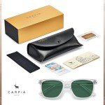 CARFIA Polarized Retro Sunglasses for Men