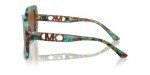 Michael Kors Teal Tortoise Women's Square Sunglasses