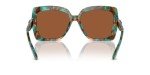 Michael Kors Teal Tortoise Women's Square Sunglasses