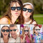 6 Pack Thug Life Pixel Sunglasses for Everyone