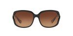 Coach HC8169 Black/Brown Gradient Sunglasses, 57 mm