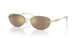 Michael Kors MK1151 Manchester Oval Sunglasses - Brown
