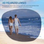 VELAZZIO UV400 Polarized Sunglasses for Men and Women