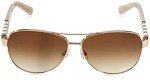 Kate Spade Dalia Gold Brown Aviator Sunglasses
