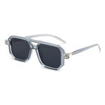 FEISEDY Retro Square Aviator Sunglasses for Everyone
