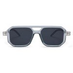 FEISEDY Retro Square Aviator Sunglasses for Everyone