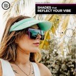 NEVEN LV Flat Top Polarized Sunglasses for Men