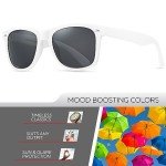 Vintage White Smoke Polarized Sunglasses