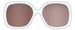 Chanel 5080 Replacement Lenses - Photochromatic Brown