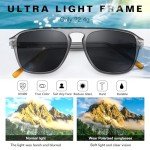 FEISEDY Polarized Aviator Sunglasses for Men and Women