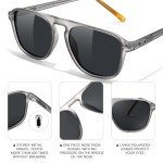 FEISEDY Polarized Aviator Sunglasses for Men and Women