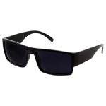 Men's Black Flat Top Gangster Sunglasses